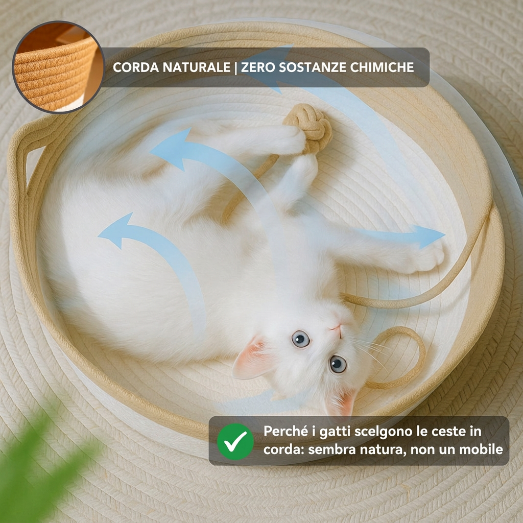 Corda naturale senza sostanze chimiche
